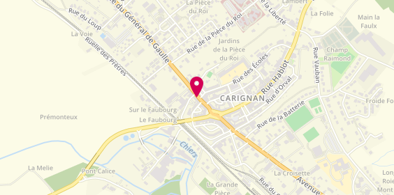 Plan de Jwell Carignan, 35 Rue Maria Visseaux, 08110 Carignan