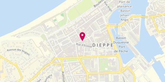 Plan de BAR A BRUME Dieppe, 57 Rue Saint-Jacques, 76200 Dieppe