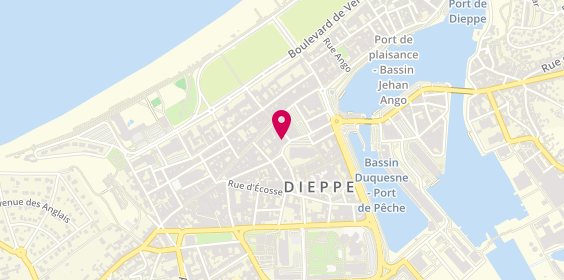 Plan de Pizza Mania, 18 Rue de la Boucherie, 76200 Dieppe