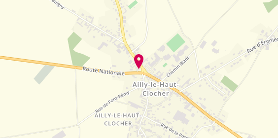 Plan de Au Relais Fleuri, 5 Route Nationale, 80690 Ailly-le-Haut-Clocher