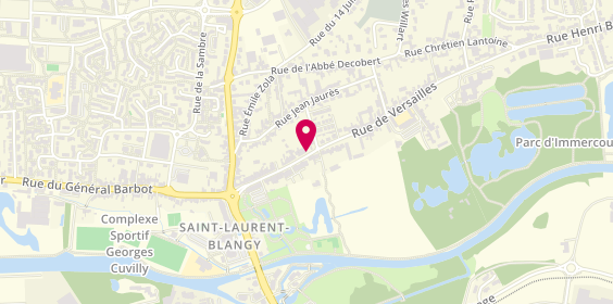 Plan de Vapote In Peace, 39 Ter Rue de Versailles, 62223 Saint-Laurent-Blangy