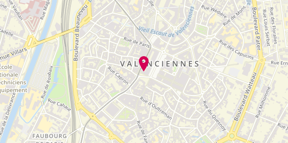 Plan de Le Petit Vapoteur Store, 10 place du Commerce, 59300 Valenciennes