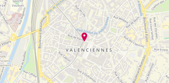 Plan de Vap'land, 13 Rue de Paris, 59300 Valenciennes