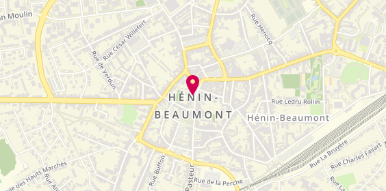 Plan de Vapote In Peace, 65 place Jean Jaurès, 62110 Hénin-Beaumont