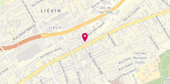 Plan de La Vapotithèque, 1 Rue François Courtin, 62800 Liévin