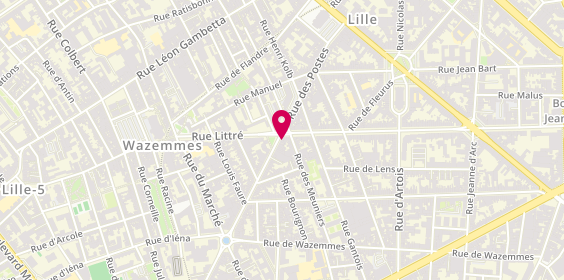 Plan de Steam Store, 63 Bis Rue des Postes, 59000 Lille
