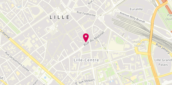 Plan de Neovapo cigarette electronique, e-liquide, CBD Lille, 68 Rue du Molinel, 59000 Lille