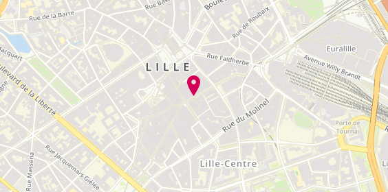 Plan de La Maison du Vapoteur, 5 Rue du Sec Arembault, 59800 Lille