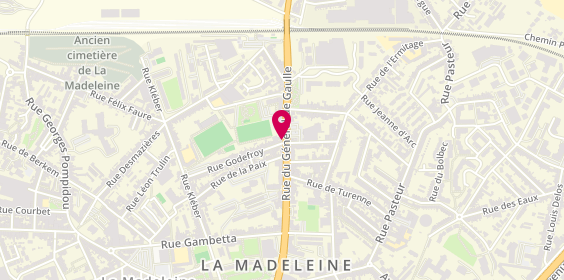 Plan de La Maison du Vaporateur, 235 Rue du Général de Gaulle, 59110 La Madeleine