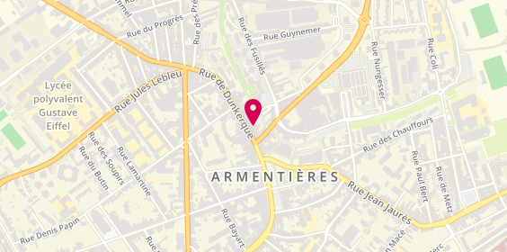 Plan de Around the vape & CBD Armentieres, 18 Rue de Dunkerque, 59280 Armentières