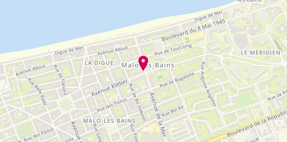 Plan de Le Petit Journal, 44 avenue de la Mer, 59240 Dunkerque